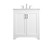 Moore Single Bathroom Vanity in White (173|VF17030WH)