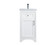 moore Single Bathroom Vanity in White (173|VF17018WH)