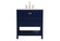 Theo Single Bathroom Vanity in Blue (173|VF16430BL)