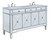 Camille Double Bathroom Vanity in Clear (173|VF-1102)