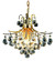 Toureg Six Light Pendant in Gold (173|V8000D16G/RC)