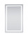 Nova LED Mirror in Silver (173|MRE73248)
