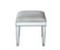 REFLEXION Dressing Stool in Antique Silver (173|MF72007)
