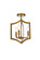 Kiera Three Light Flush Mount in Brass (173|LD7067F12BR)