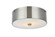 Hazen Two light Flush Mount in burnished nickel (173|LD6025)