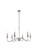 Rohan Six Light Chandelier in Polished Nickel (173|LD5056D30PN)