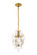 Kirin One Light Pendant in Brass (173|LD5017D11BR)