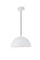 Forte One Light Pendant in White (173|LD4023D14WH)