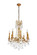 Rosalia Eight Light Chandelier in French Gold (173|9208D24FG/RC)