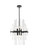 Sienna Six Light Pendant in Black (173|2502D17BK)