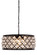 Madison Six Light Chandelier in Matte Black (173|1214D25MB/RC)