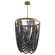 One Light Pendant in Tinted Raw Iron (208|11244)
