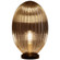 One Light Table Lamp in Aged Brass (208|10793)