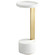 Side Table in Gold/White (208|10497)