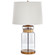 One Light Table Lamp in Clear And Gold (208|08513)