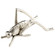 Grasshopper Sculpture in Antique Silver (208|07185)