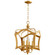 Milan Four Light Pendant in Gold Leaf (208|06583)