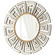 Cleopatra Mirror in Clear And Gold (208|05941)