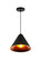 Keila One Light Pendant in Black (401|9666P10-1-143)