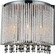 Claire Three Light Wall Sconce in Chrome (401|5535W12C-A)