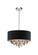 Dash Three Light Chandelier in Chrome (401|5443P14C (Black))