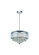 Radiant Nine Light Chandelier in Chrome (401|5062P20C (Clear + W))