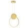 Pulley LED Mini Pendant in Satin Gold (401|1297P12-1-602)