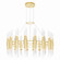 Croissant 36 Light Chandelier in Satin Gold (401|1269P40-36-602)