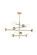Compass LED Chandelier in Medallion Gold (401|1226P38-10-169)
