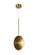 Ovni LED Mini Pendant in Brass (401|1204P8-1-625)