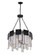 Glacier Six Light Chandelier in Polished Nickel (401|1099P16-6-613)