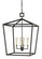 Denison Four Light Lantern in Molé Black (142|9872)