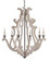 Durand Six Light Chandelier in Portland/Old Iron (142|9636)