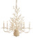 Seaward Six Light Chandelier in White Coral/Natural Sand (142|9218)