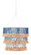 Jamie Beckwith Seven Light Chandelier in Sugar White/Mist Blue/Demin Blue/Natural Rope (142|9000-0830)