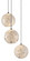 Finhorn Three Light Pendant in Painted Silver/Pearl (142|9000-0717)
