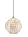 Finhorn One Light Pendant in Painted Silver/Pearl (142|9000-0716)