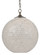 Finhorn One Light Pendant in Pearl/Antique Silver Leaf (142|9000-0435)