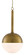 Moonward One Light Pendant in Antique Brass/Opaque White (142|9000-0419)