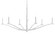 Tallu Six Light Chandelier in Rough Gesso White (142|9000-0377)