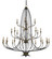 Folgate 28 Light Chandelier in French Black/Gold Leaf (142|9000-0213)