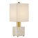 Gentini One Light Table Lamp in Beige/Antique Brass (142|6000-0810)