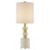 Goletta One Light Table Lamp in Beige/Antique Brass (142|6000-0809)