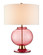 Jocasta One Light Table Lamp in Clear Red/Brass (142|6000-0717)