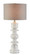 Sasha One Light Table Lamp in White/Gray (142|6000-0687)