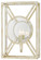 Lillian August One Light Wall Sconce in Silver Granello (142|5000-0023)