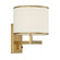 Madison One Light Wall Sconce in Aged Brass (60|MAD-B4101-AG)