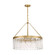 Emory Eight Light Chandelier in Modern Gold (60|EMO-5406-MG)