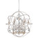 Solaris Six Light Chandelier in Olde Silver (60|9028-OS-GS-MWP)