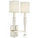 Paxton Two Light Wall Sconce in Polished Nickel (60|8102-PN)